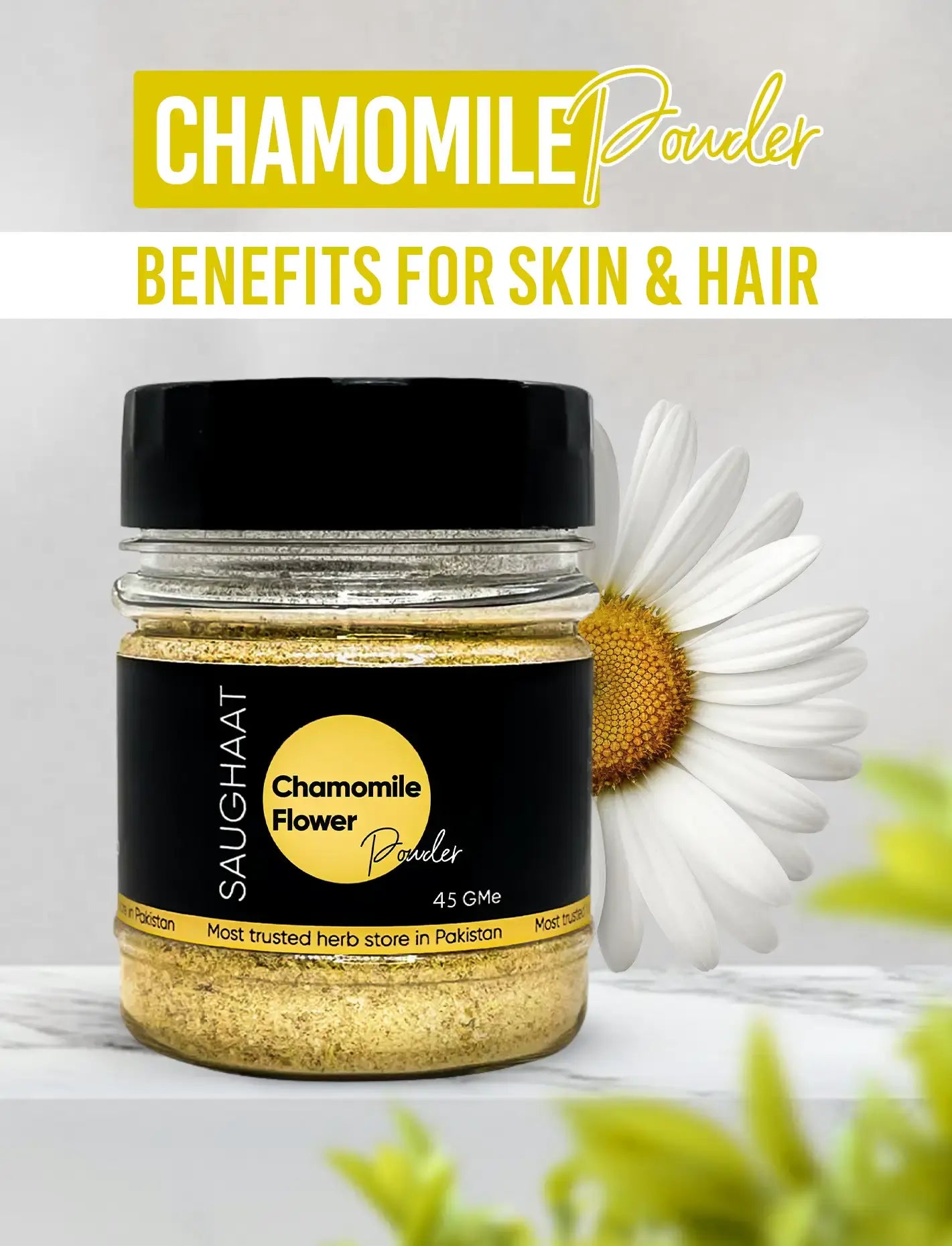 Chamomile Powder Benefits For Skin And Hair Saughaat