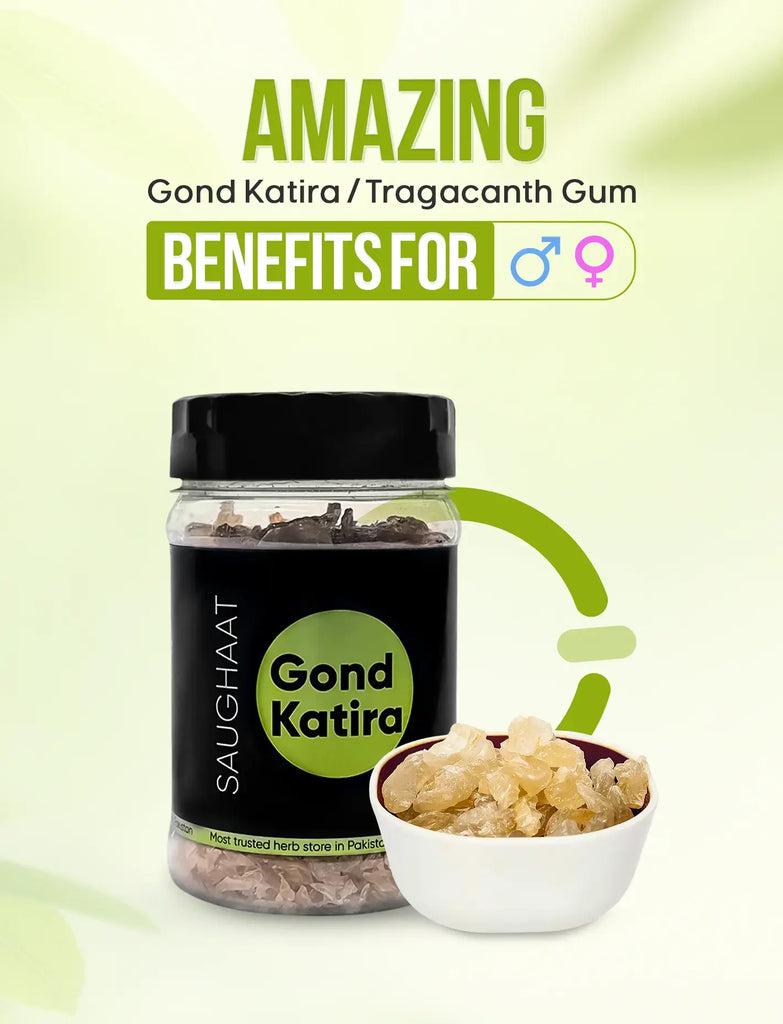 Amazing Gond Katira/Tragacanth Gum Benefits for Male and Females