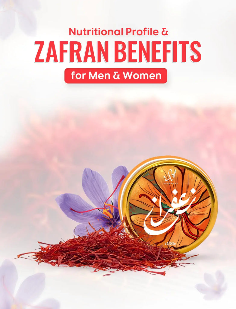 Nutritional Profile and Zafran Benefits for Men and Women