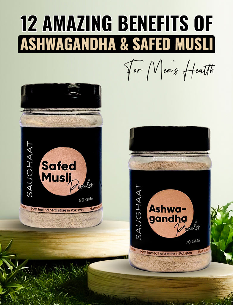 12 Amazing Benefits of Ashwagandha and Safed Musli for Men's Health